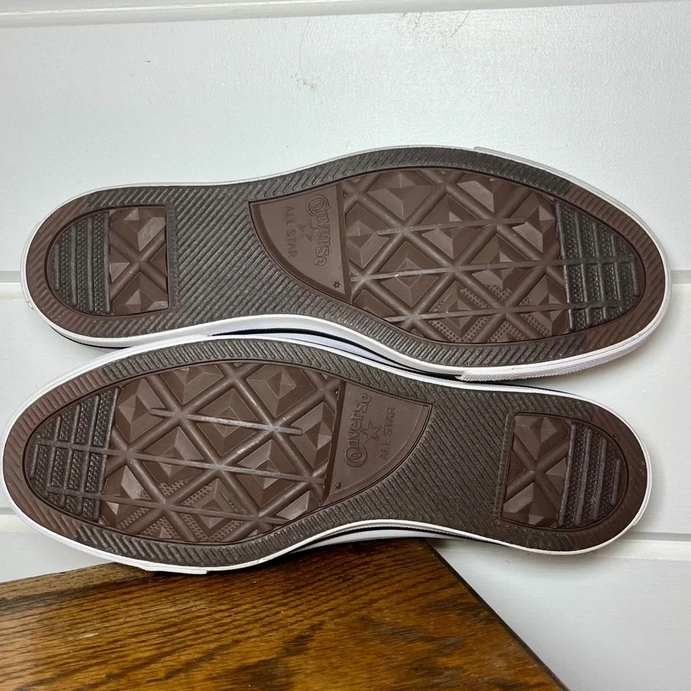 Converse Shoreline Slip On Women 9 Light Blue Canvas Sneaker Chuck Taylor Skater
